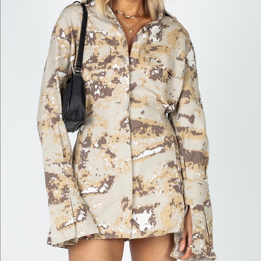 Brand new Princess Polly camo mini dress
